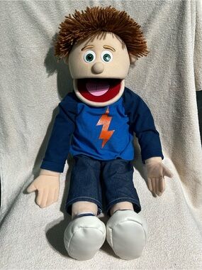 Silly Puppets 15" Tommy Peach Boy Full Body Ventriloquist Style Hand Puppet